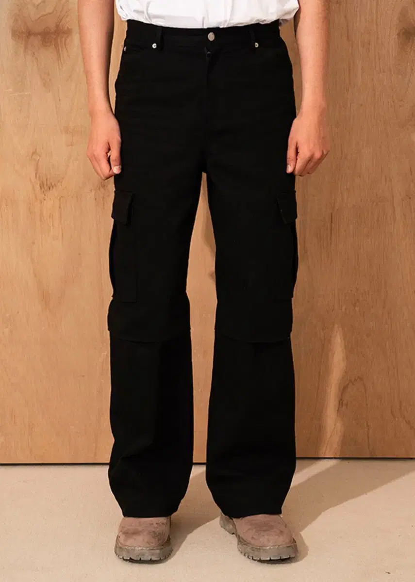 Ope / twill cotton cargo pants / M