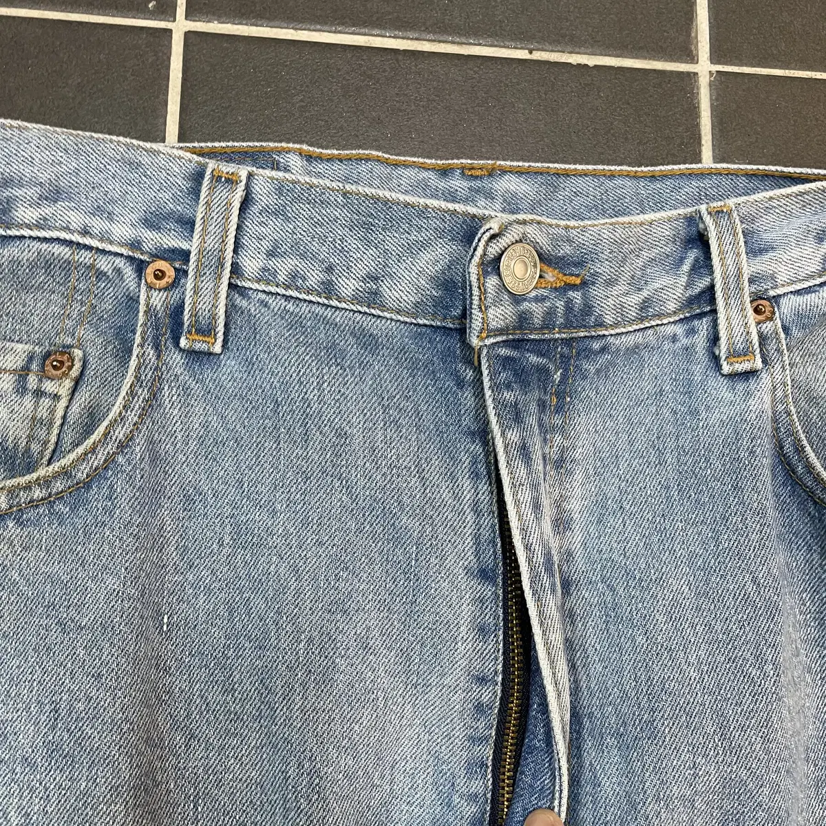 00s Levis 505 리바이스505 데님 테이퍼드핏팬츠