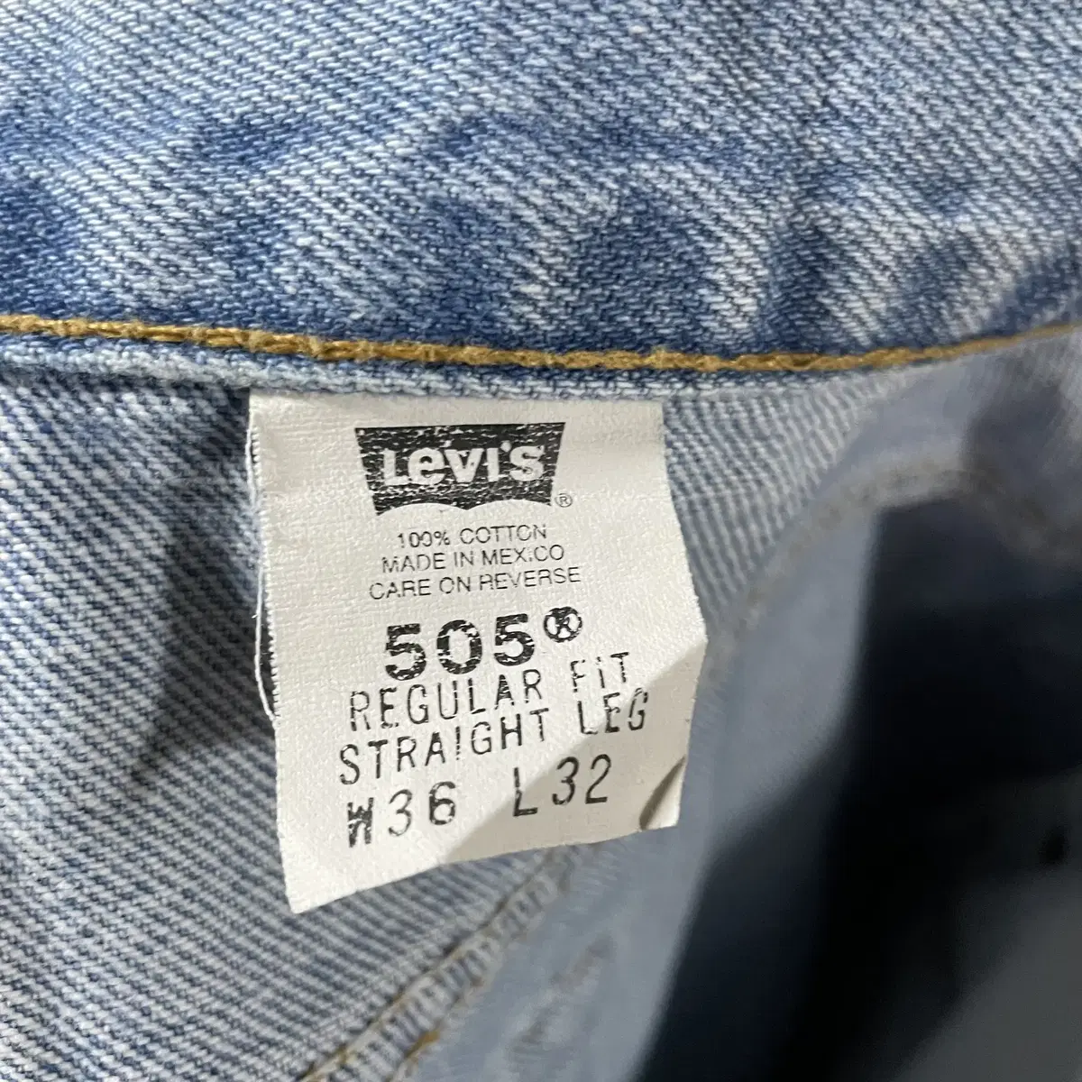 00s Levis 505 리바이스505 데님 테이퍼드핏팬츠