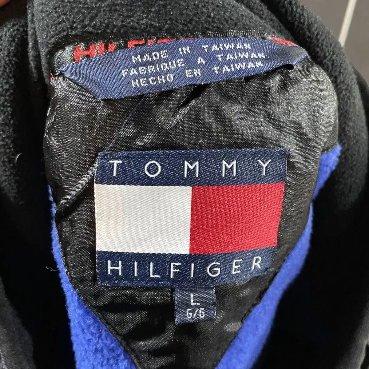 90s TOMMY HILFIGER 타미힐피거 플리스자켓