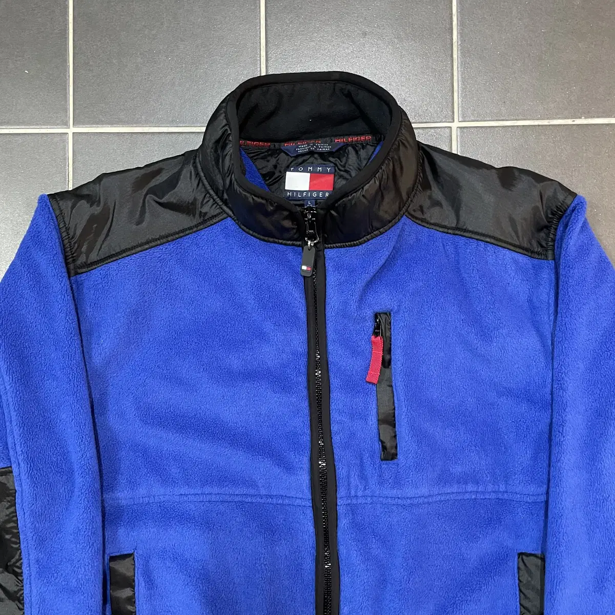 90s TOMMY HILFIGER 타미힐피거 플리스자켓