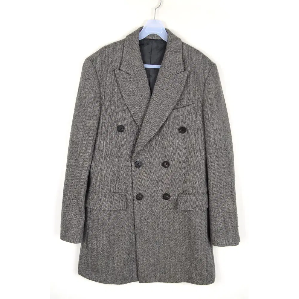 Zik Double Woolen Coat Men's M Half Jacket OT10629