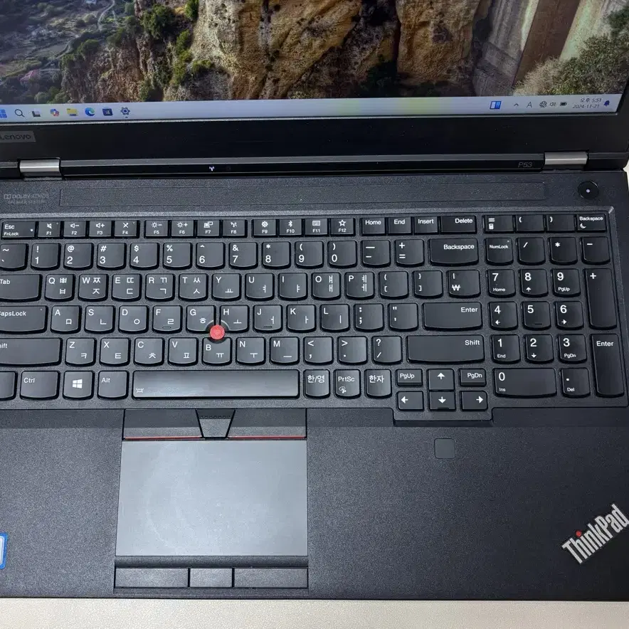 Lenovo thinkpad P53 노트북 팝니다.