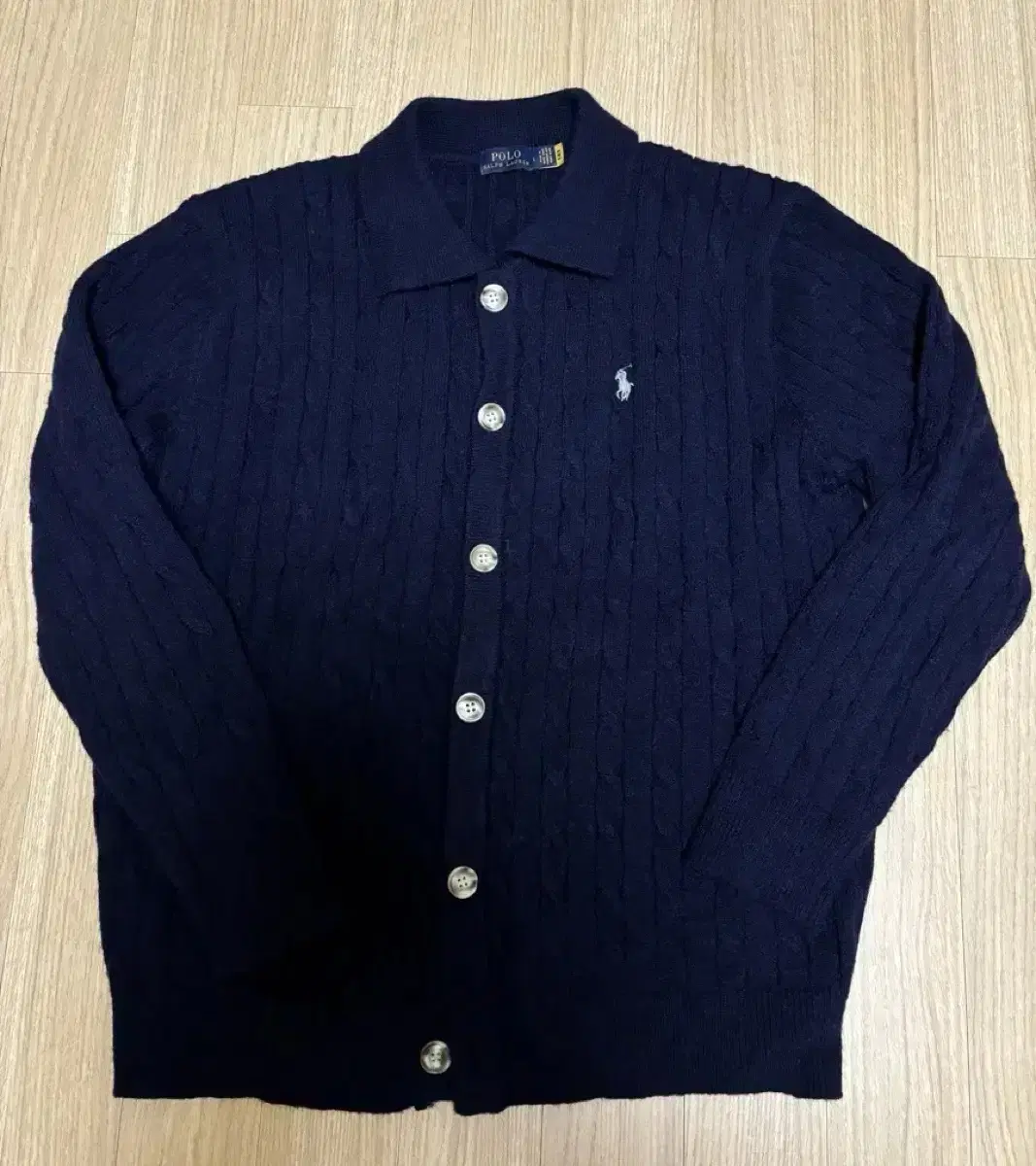 Polo Ralph Lauren Cable-knit Cardigan Navy L