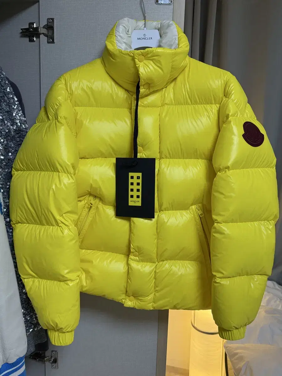 (2) Moncler DERVOX Padded Yel