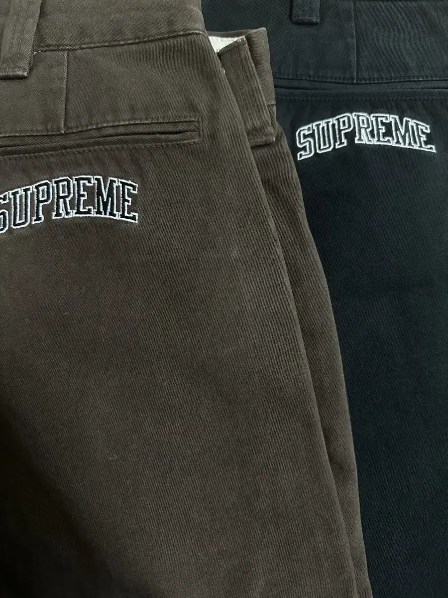 Supreme 24SS Chino Pants(32) Black,Brown