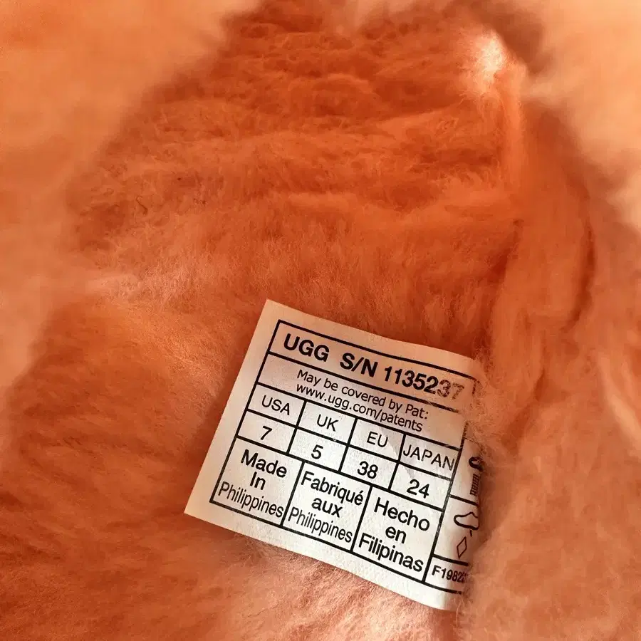 UGG 어그 퍼지타 클리어 샌들 Fuzzita Clear 양털 240