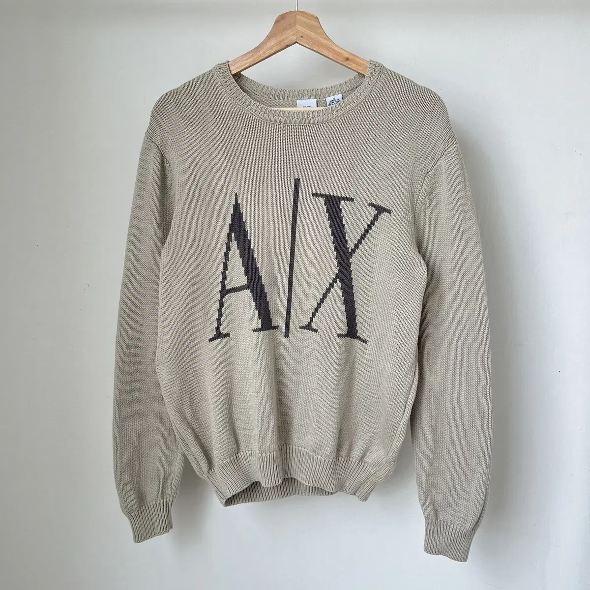 ARMANI EXCHANGE " Big Logo " cotton Knit