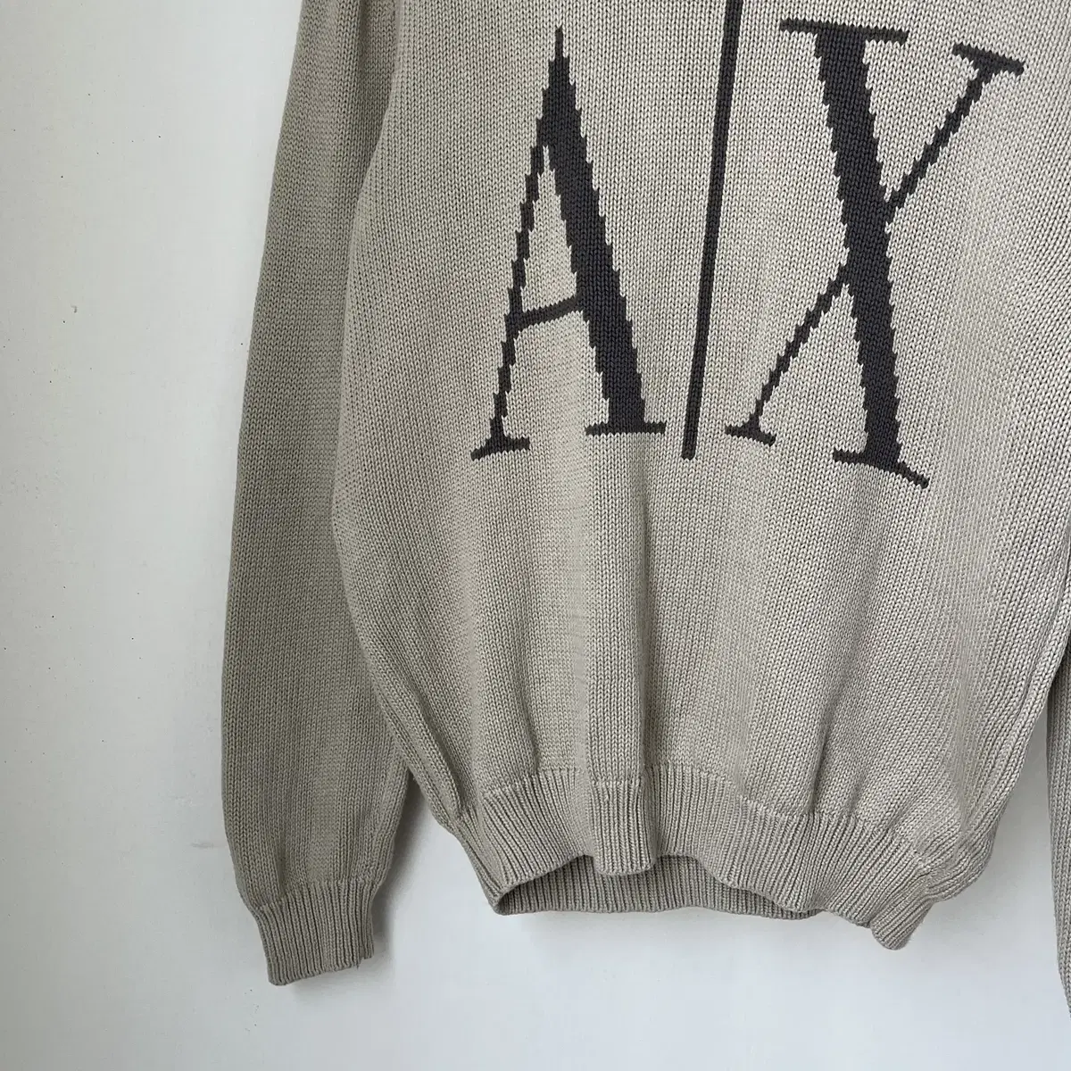 ARMANI EXCHANGE " Big Logo " cotton Knit