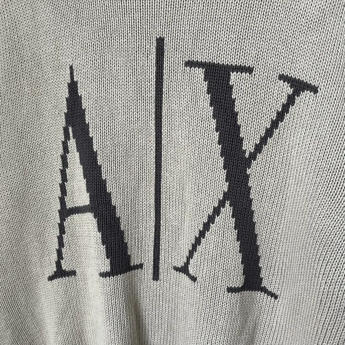 ARMANI EXCHANGE " Big Logo " cotton Knit