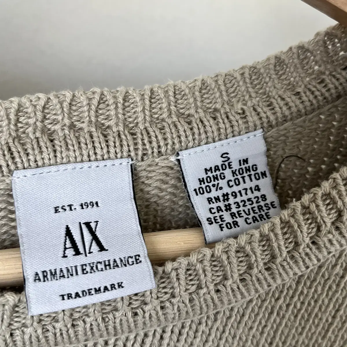 ARMANI EXCHANGE " Big Logo " cotton Knit