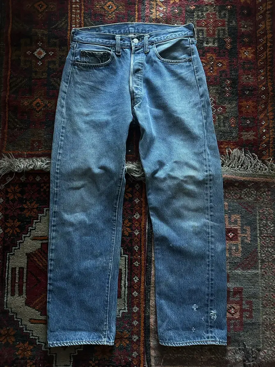 80s USA Vintage Levi's 501 66 Reviews Selvedge Denim Pants Biography