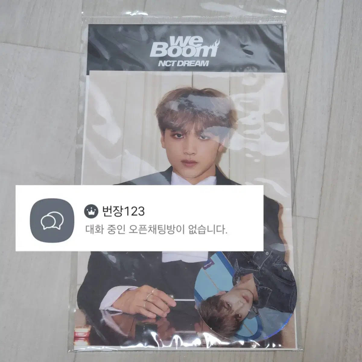 NCT nct haechan Weeboom hologram Circle Photo Card Set Unsealed