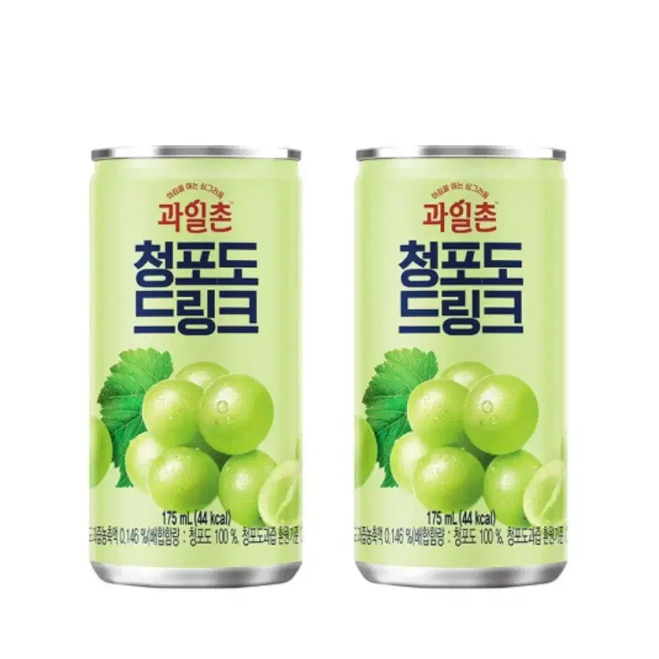 과일촌 청포도 드링크 175ml 90캔