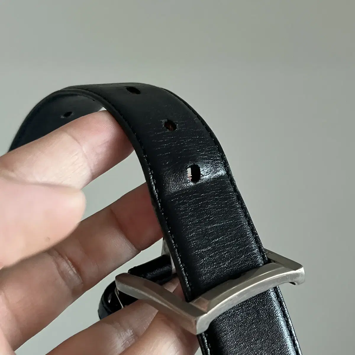 BURBERRY cow leather Belt