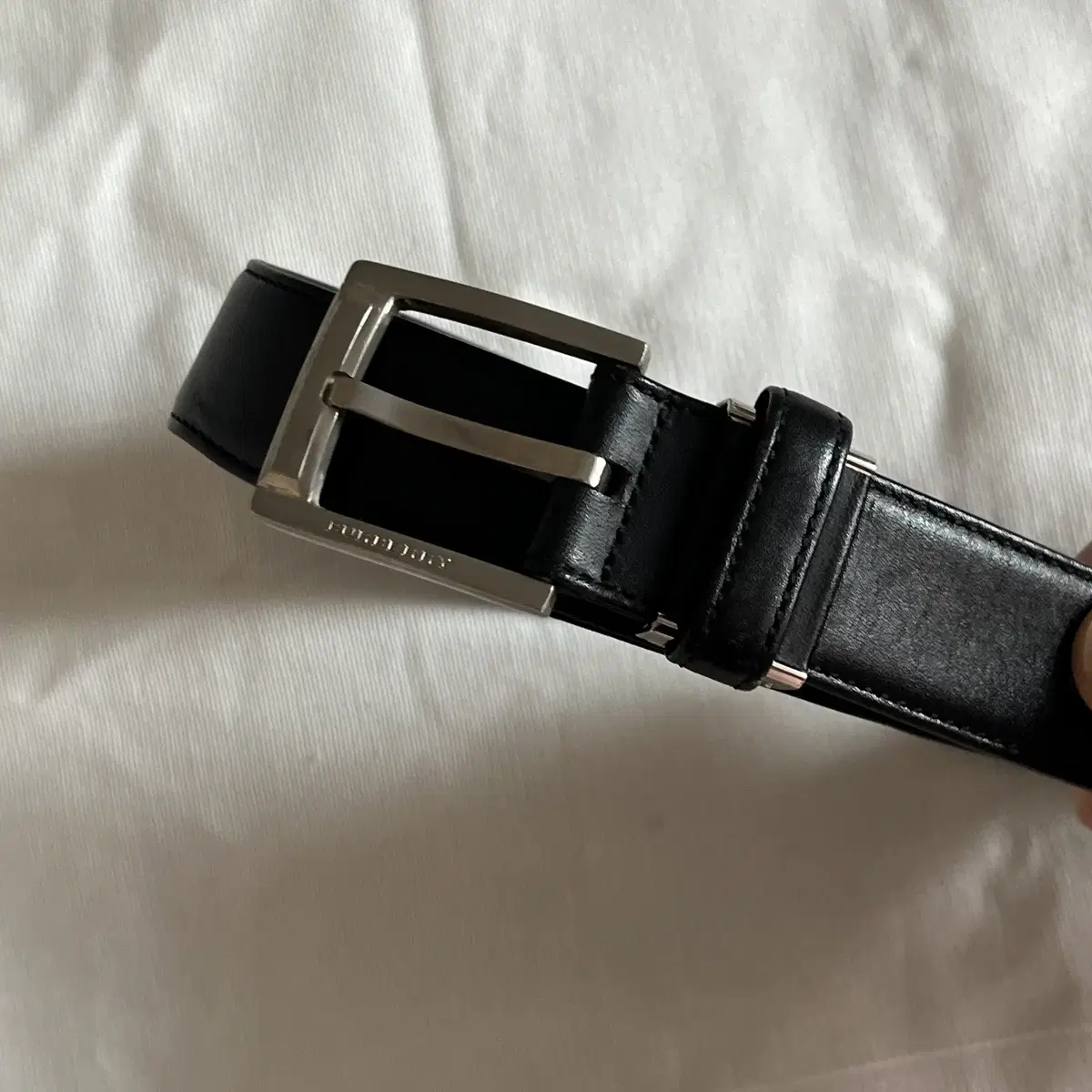 BURBERRY cow leather Belt