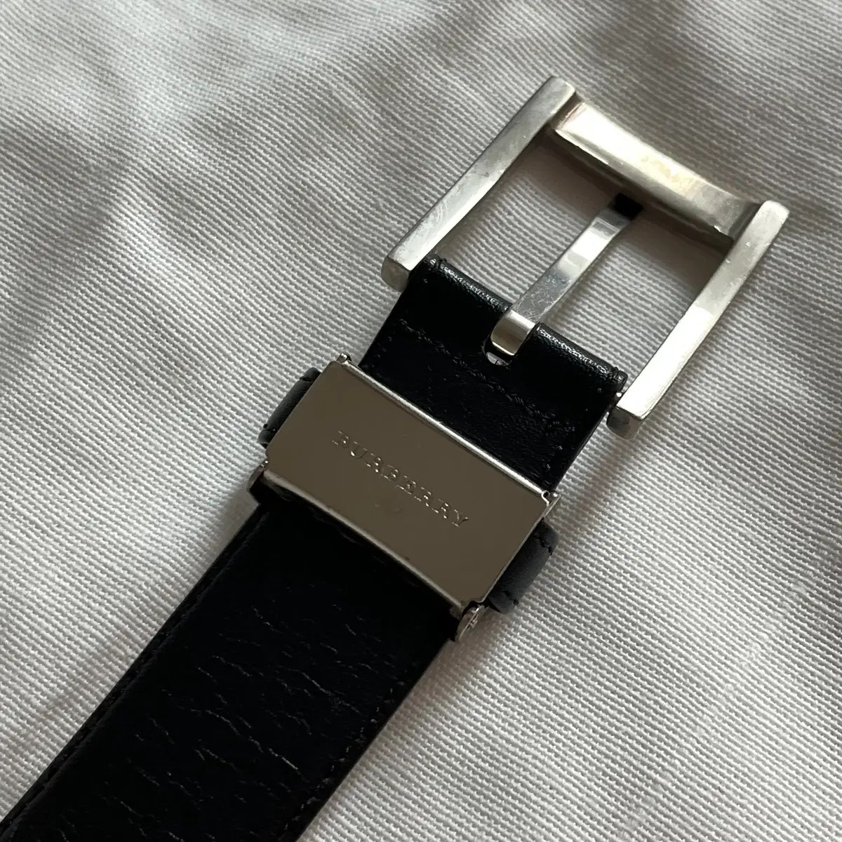 BURBERRY cow leather Belt