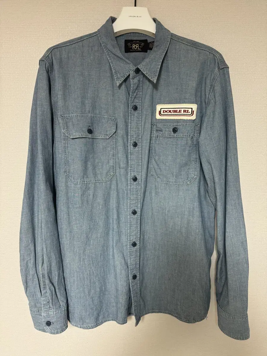 RRL Imbroidered chambray workshirt L/P.O. Weston Wonjoong Kim