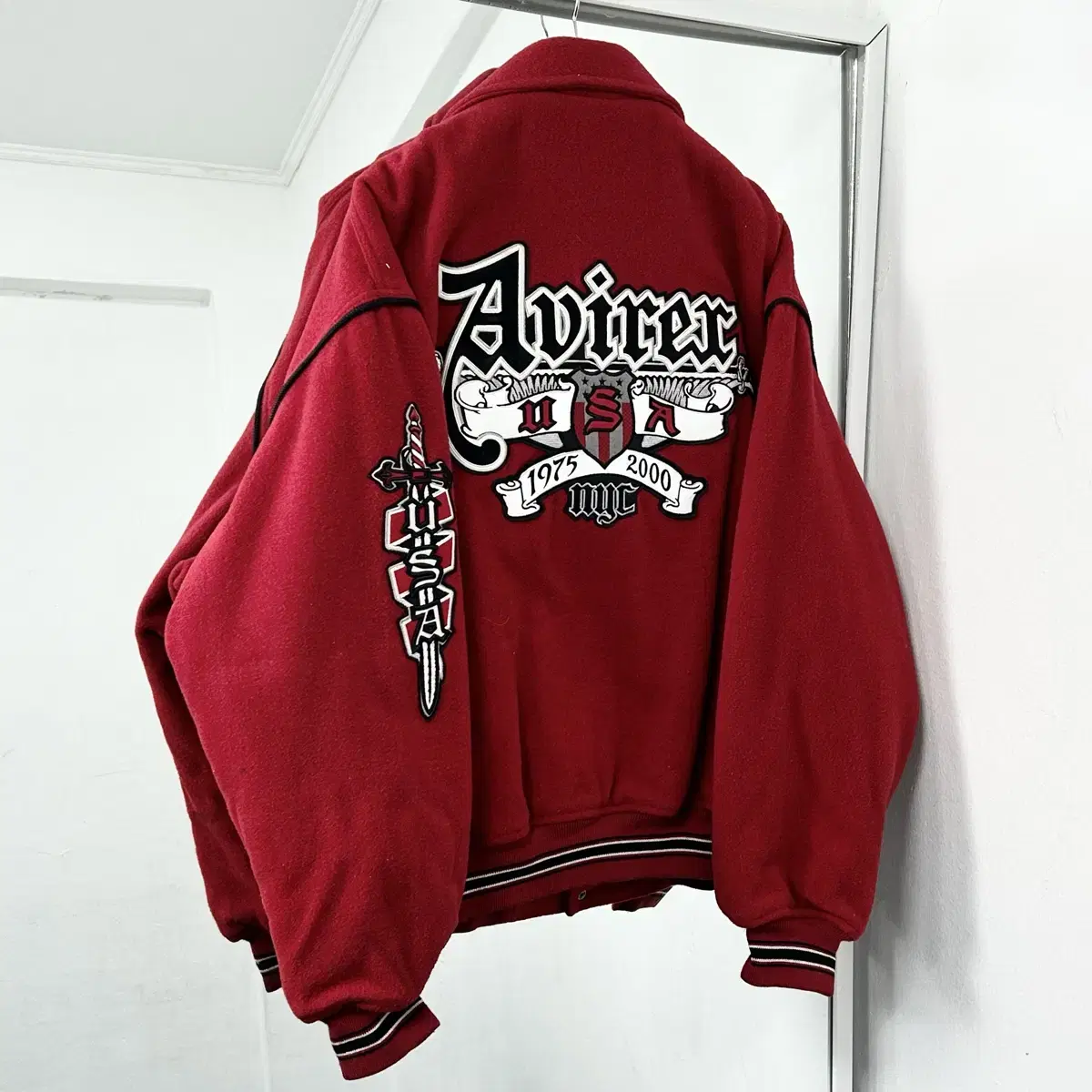 Avyrex USA Heavy Wool Varsity Jacket