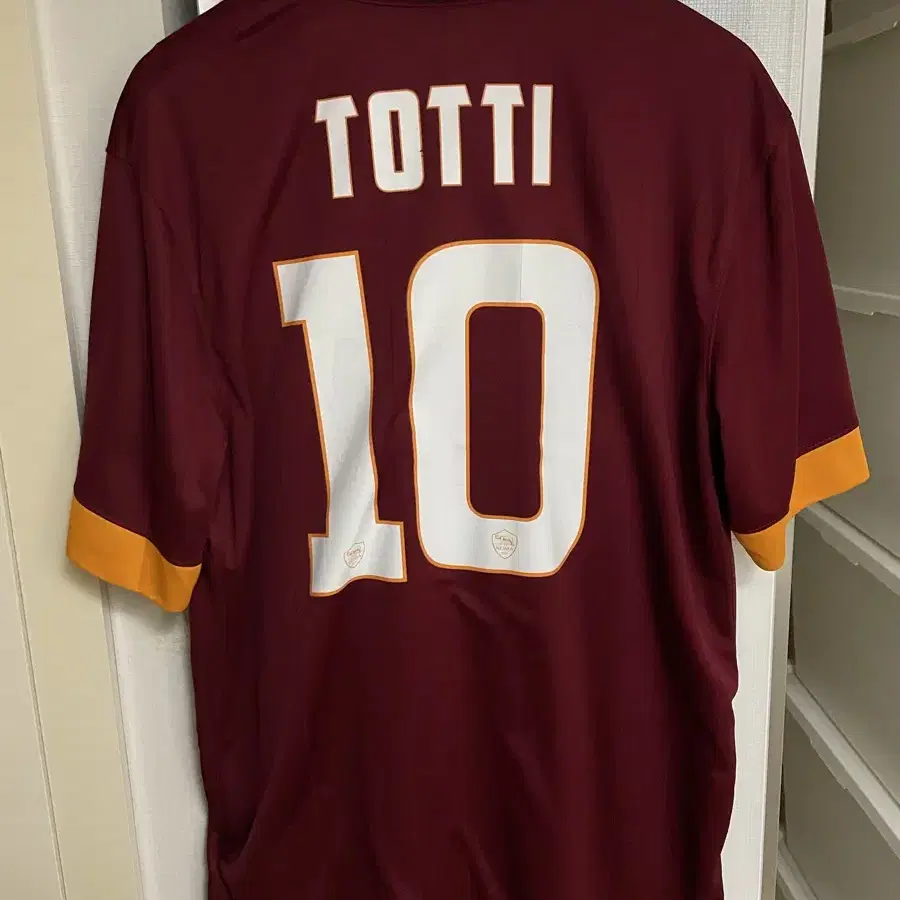 2014 AS로마 홈유니폼 No.10 Totti XL