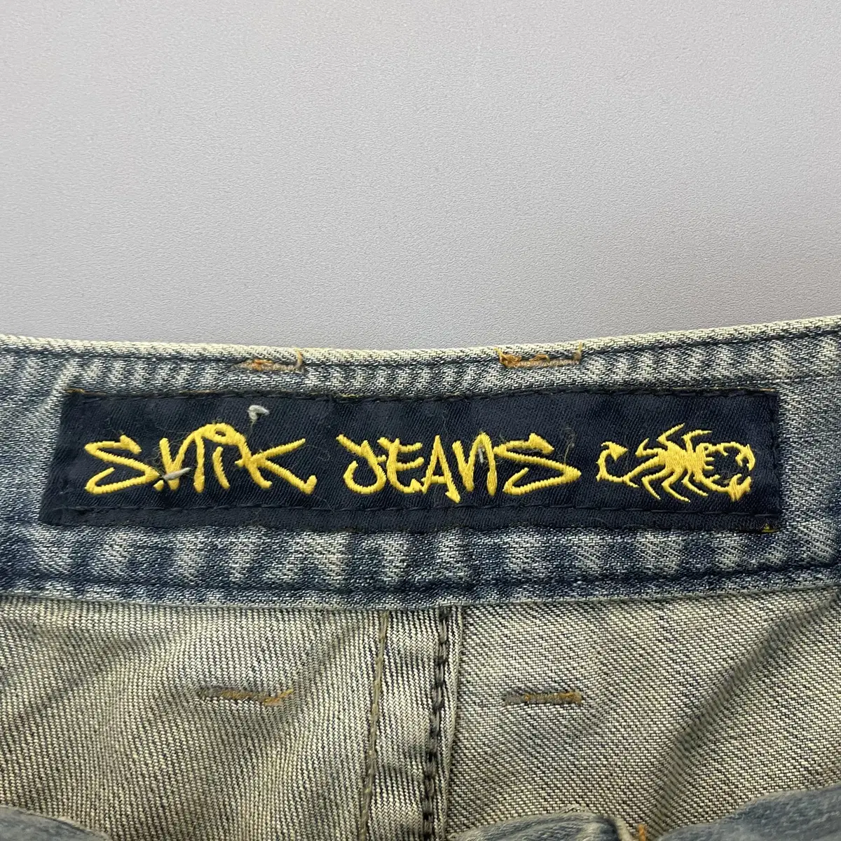 (34) S.NIK JEANS 데미지 워싱 데님 팬츠 L