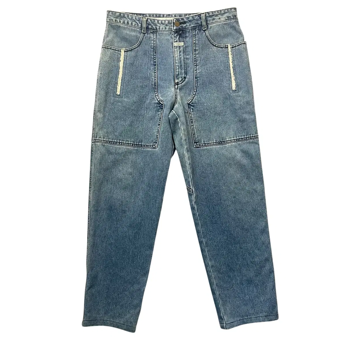 (34) Maritime Francois Jabber Washed Denim Pants