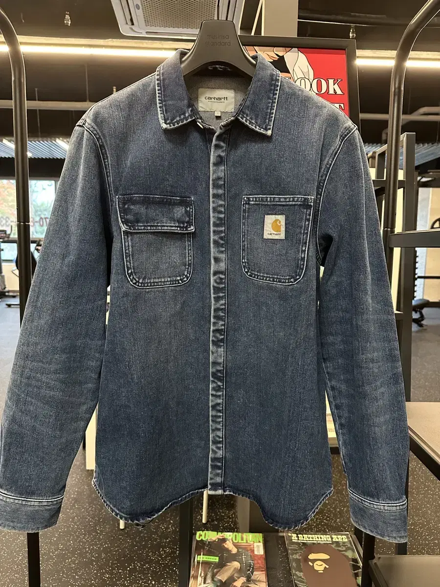 Calhart WIP Salinak Denim Shirt Jacket Size L