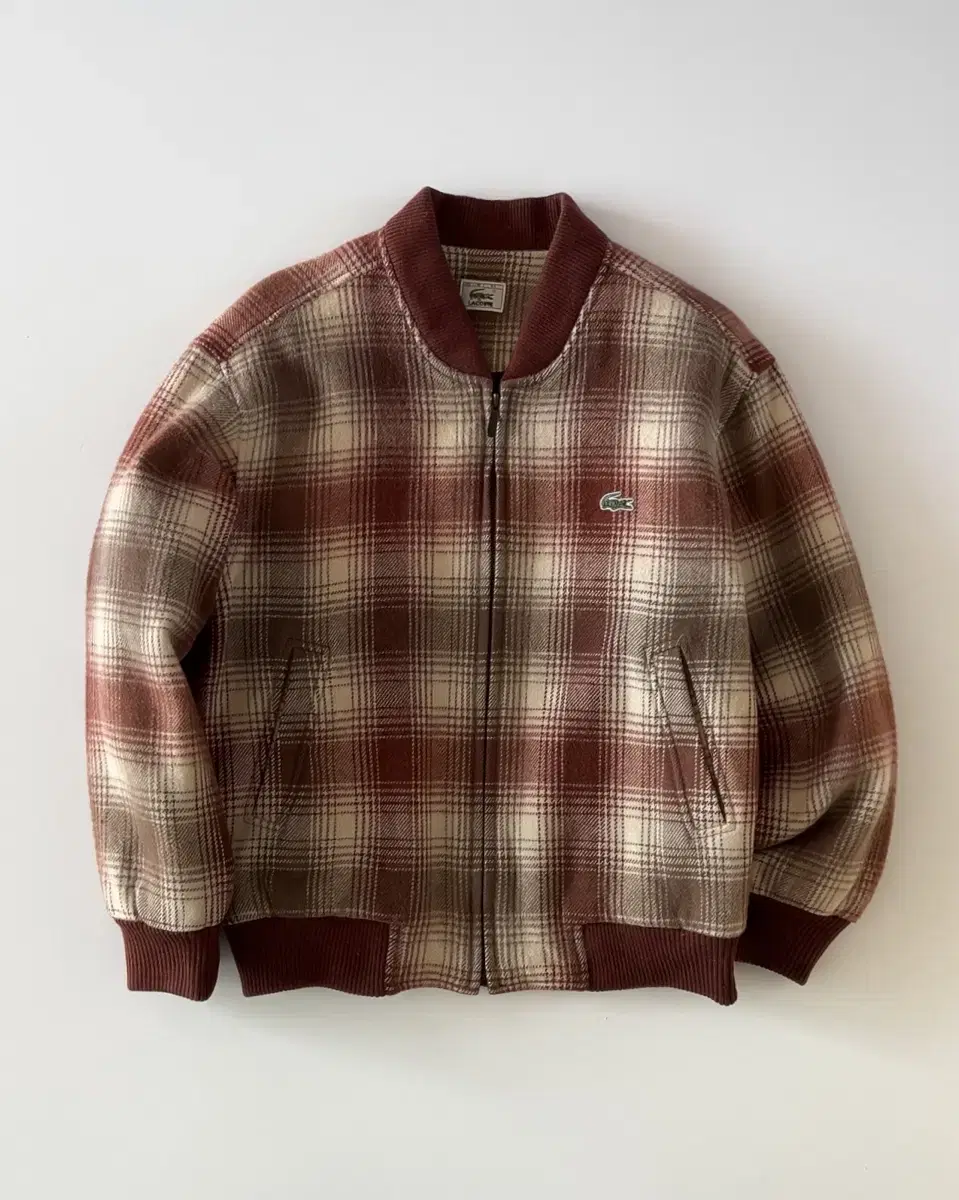 Lacoste Wool Check Jacket 95