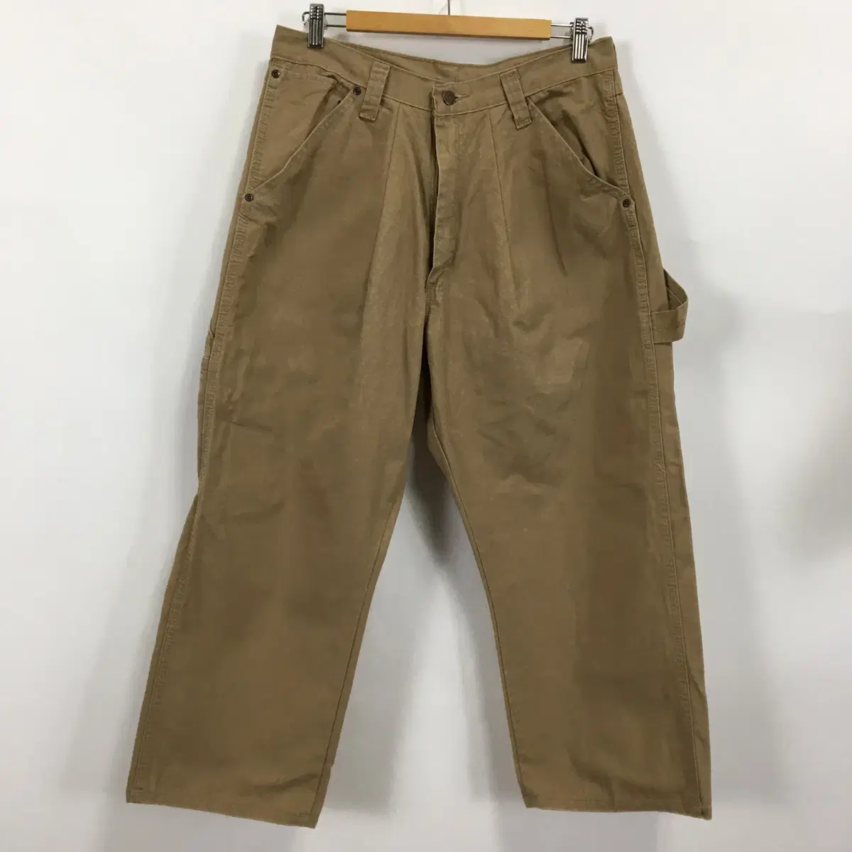 Wrangler Carpenter Wide Cropped Chino Pants Men's 32