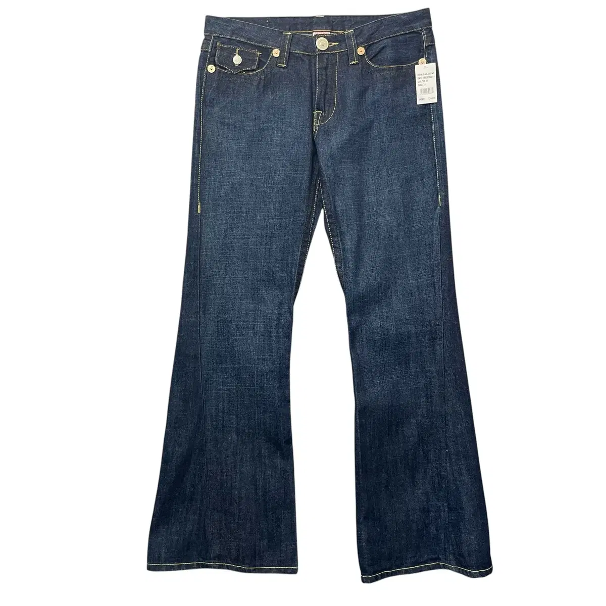 (31) Deadstock True Religion Low Rise Y2K Jin Blue Denim Pants