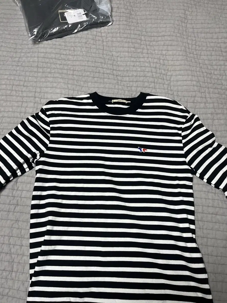 Maison Kitsune Striped tee long sleeve size L sells