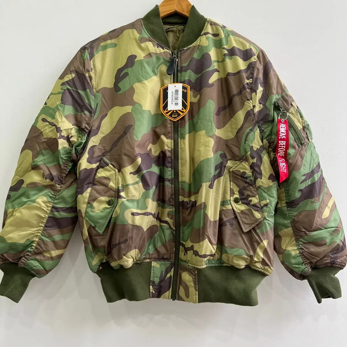 BAF MA-1 Woodland Air Jumper M L XL