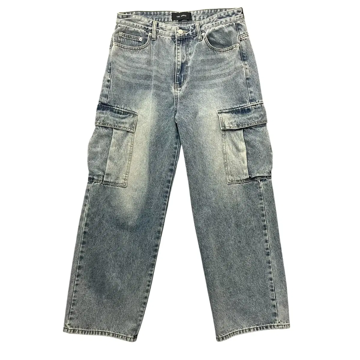 (34) Vintage Cargo Wash Denim Pants L