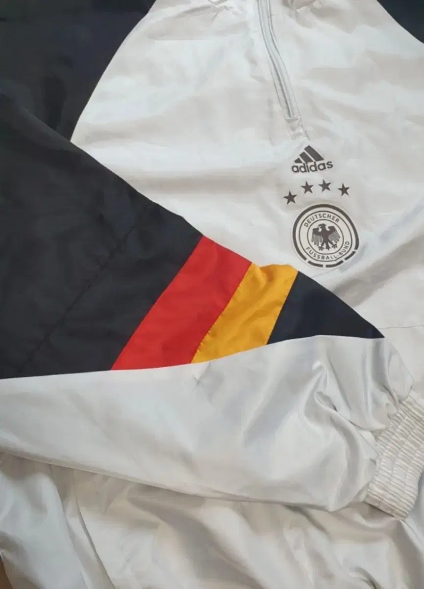 Germany's national anorak windbreaker is a warm, athletic piece of clothing.