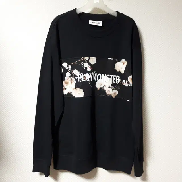 sizeL/PLAYMONSTOR Black flower top/1327