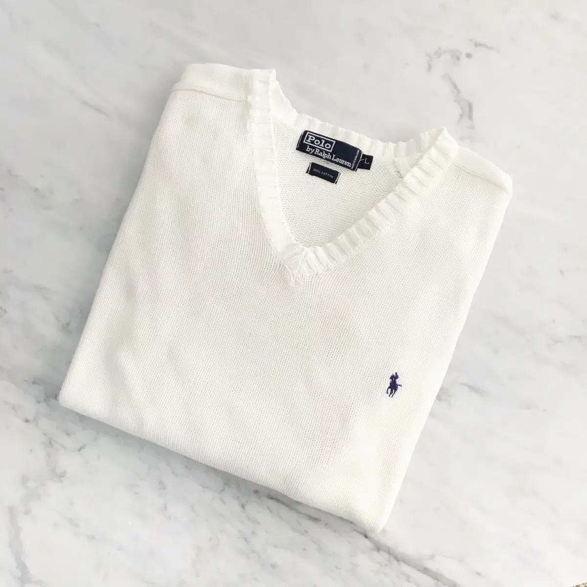 Polo Ralph Lauren White Cotton Nitrous Size 110