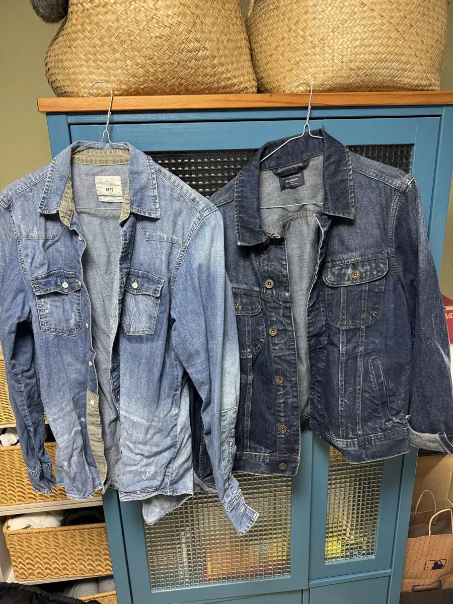 Size M jeans & jean jackets for sale (Zara & Mango)