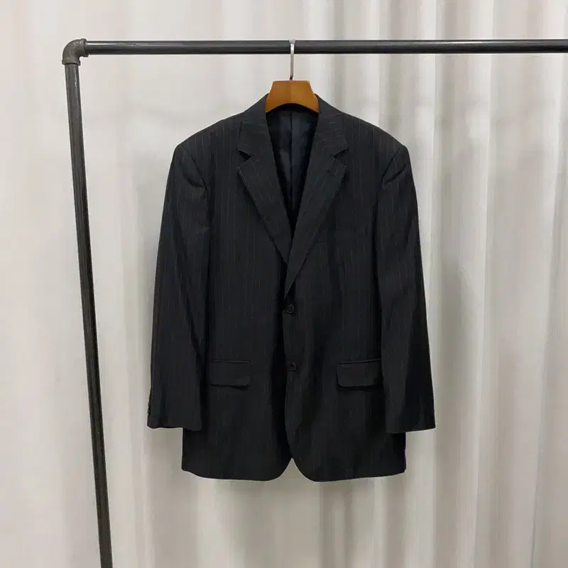 Giorgio Armani Black wool blazer suit jacket 105 A07154