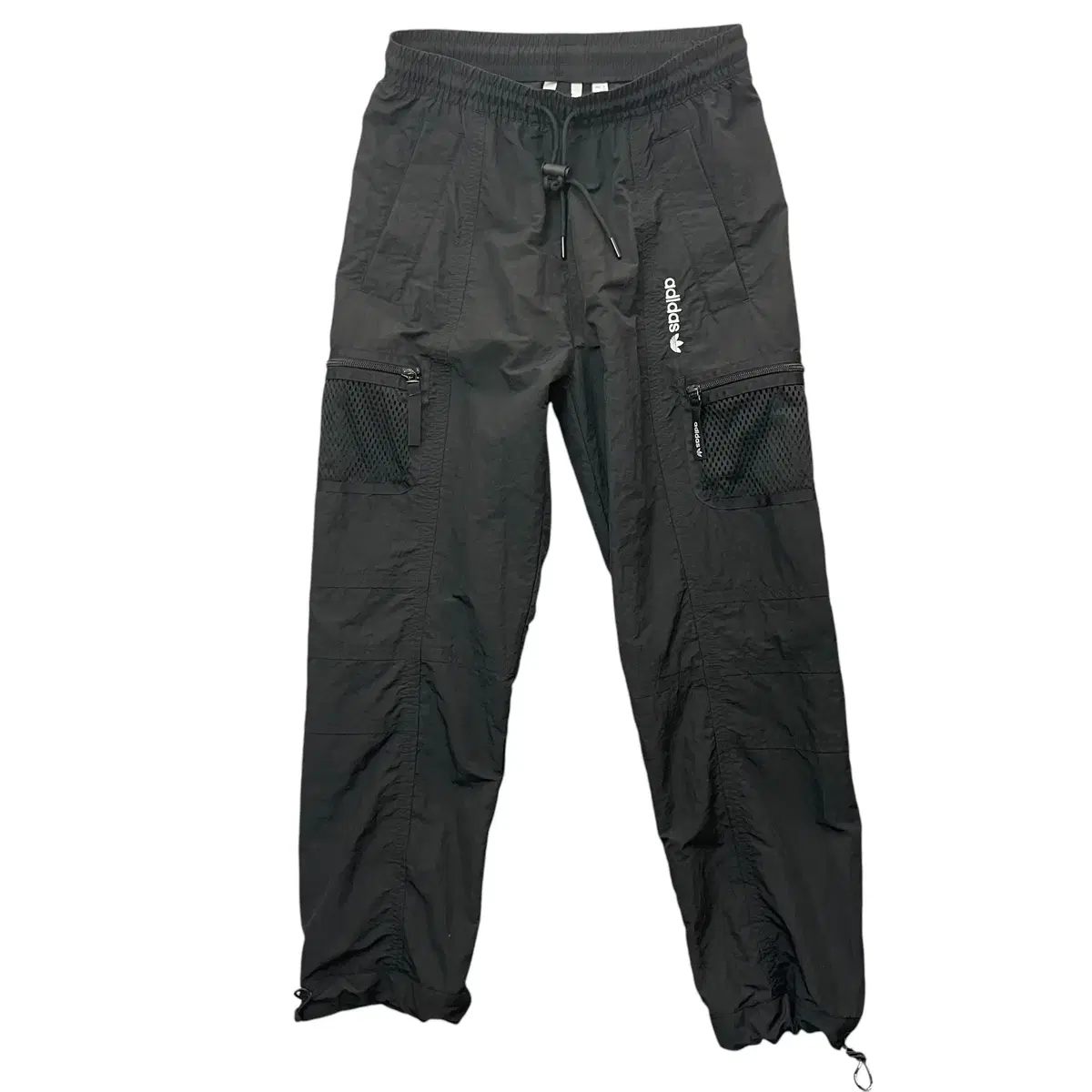 (Banded) Adidas Black Baselock Track Trousers XS