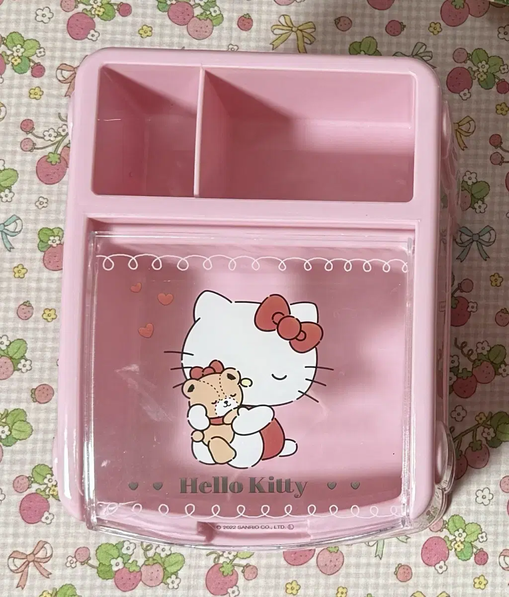 Genuine) Sanrio Kitty Hello Kitty 3-Tier Storage Box