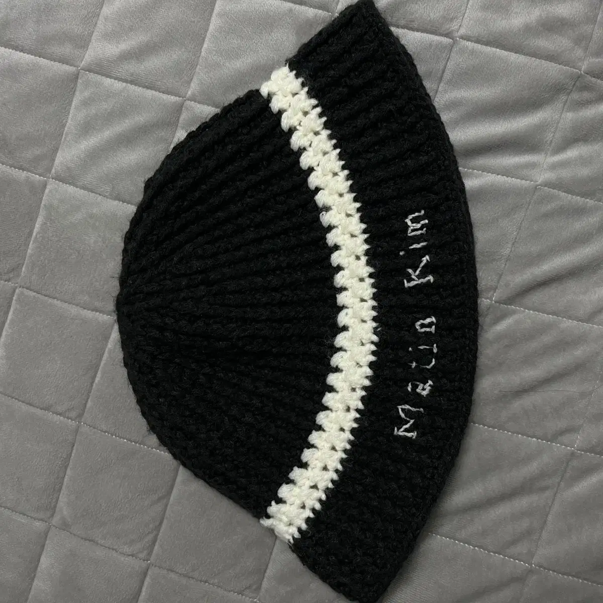 Matin Kim Soft Knit Buket Hat 마뗑킴 니트 버킷햇