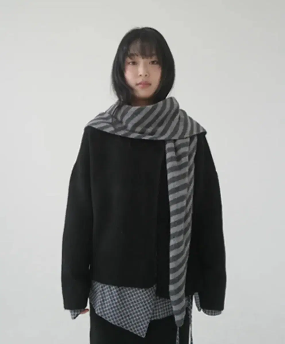 에프터먼데이 wool 100 triangle muffler 울 머플러