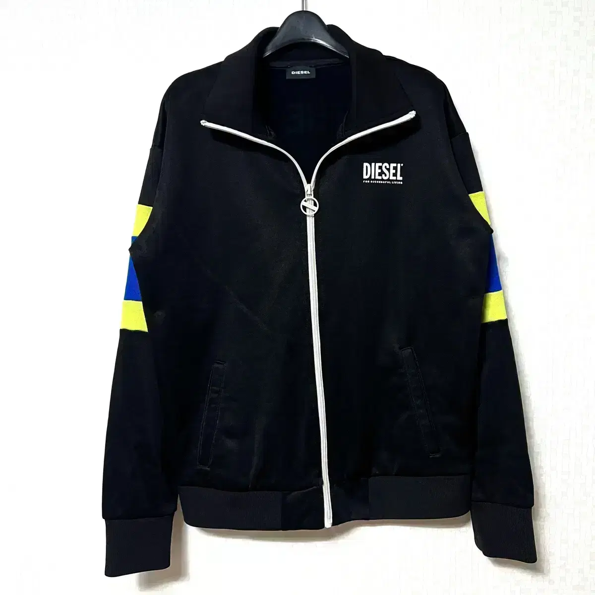 [S,90](Genuine) diesel diesel TrakTop zip-up jersey jacket