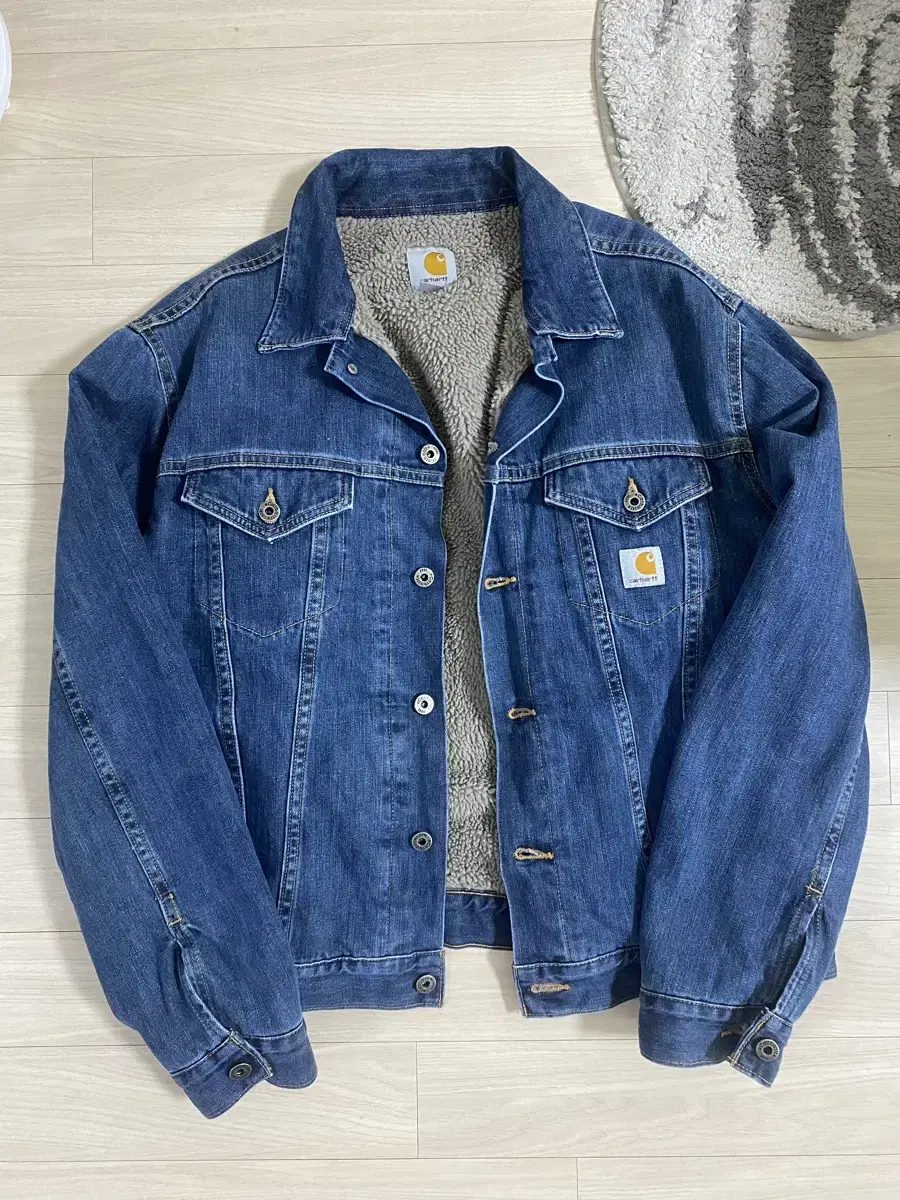 Calhart Fleece Denim Jacket