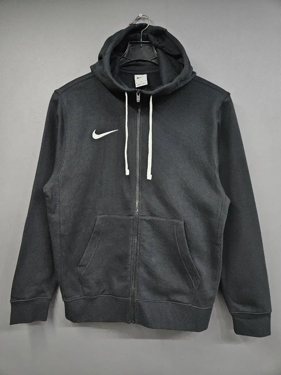 Nike Black Color Men's 100 Brushed Hoodie Zip Up