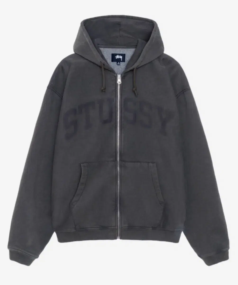 STUSSY Stussy Hoodie Zip-Up (Fei Dedicated Graphic Zip Hoodie Washed Black)