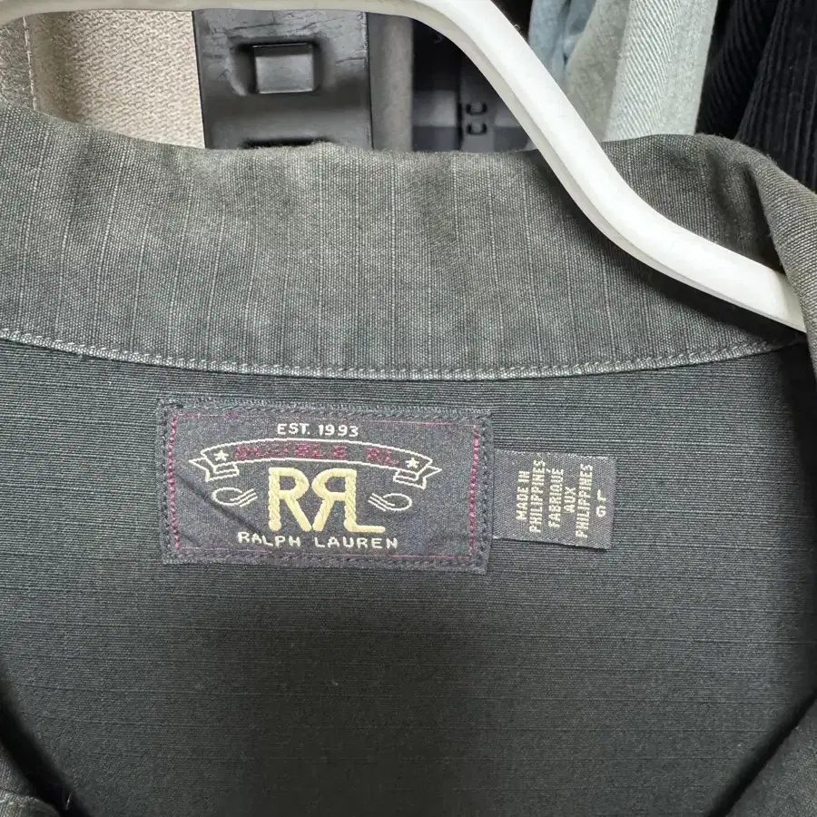 [L] RRL 22ss 가먼트다잉 립스톤 오버셔츠