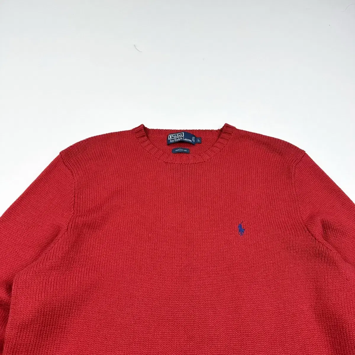 Polo Ralph Lauren Pony Red Round Knit (L)