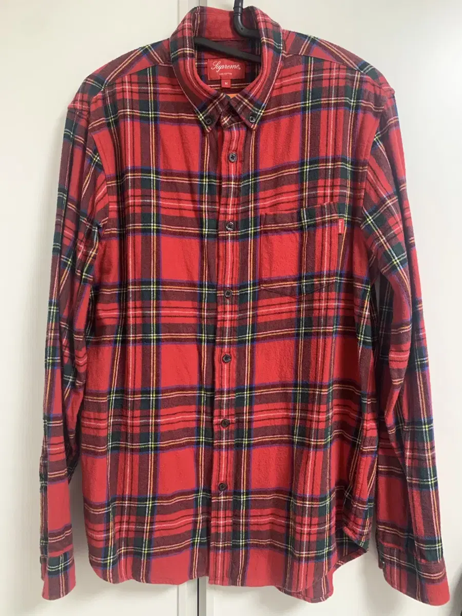 M) Supreme Flannel Tartan Check Shirt