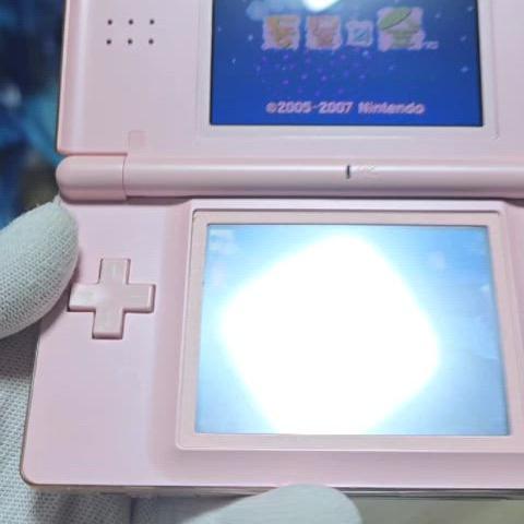 A-급 닌텐도 DS Lite DSL 핑크 하단새액정,새터치판